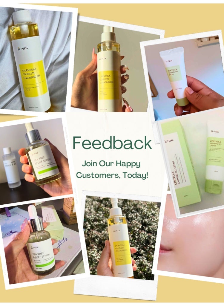 iUNIK Acne & Sensitive Skin Relief Set – iUNIK Calendula Cleansing Oil, Tea Tree Serum & Centella Gel Cream for Calming, Clearing & Hydrating - Image 2
